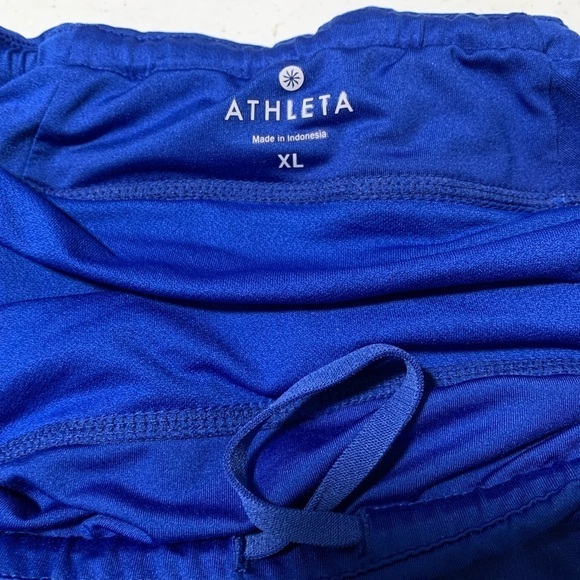 Athleta Womens lined Running Shorts size XL Purple Blue - Picture 4 of 10